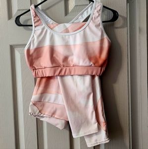 Leggings with matching Top Size M